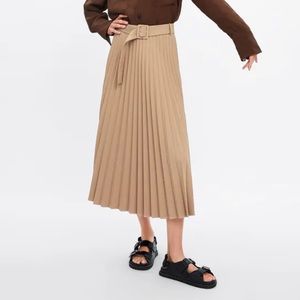 Zara pleated skirt